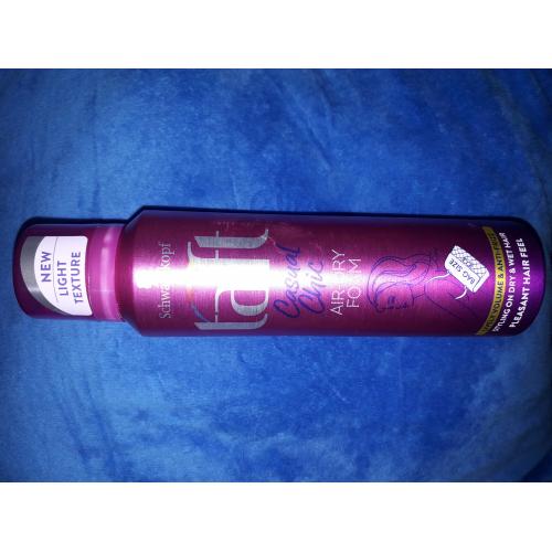 Schwarzkopf Taft Casual Chic, Air-Dry Foam (Pianka do włosów) - opinie | zdjęcie do recenzji od KITKA_23 - 1