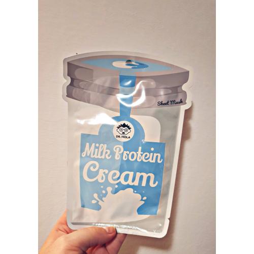 Dr. Mola Milk Protein Cream Sheet Mask (Kremowa maseczka w płachcie `Proteiny mleka`) - opinie | zdjęcie do recenzji od taktojamarta - 1