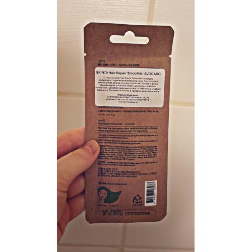 SKIN79 Hair Repair Smoothie - Avocado (Regenerująca maska do włosów) - opinie | zdjęcie do recenzji od taktojamarta - 1