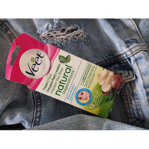 Veet Natural Inspirations, Shea Butter Precision Wax Strips Face (Plastry do depilacji twarzy z masłem shea skóra wrażliwa) - opinie | zdjęcie do recenzji od canbria