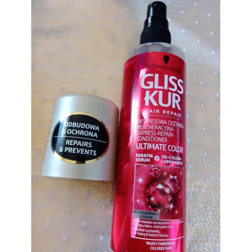 Schwarzkopf Gliss Ultimate Color, Ekspresowa odżywka regenerująca - opinie | zdjęcie do recenzji od Edith14