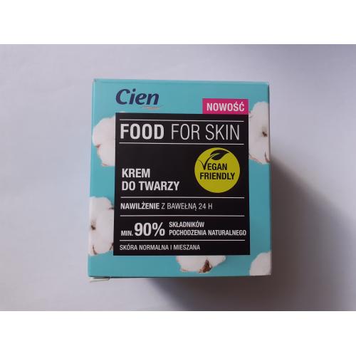 Cien Food for Skin, Krem nawilżający  do twarzy `Nawilżenie z bawełną` - opinie | zdjęcie do recenzji od _Sylwia_00 - 1