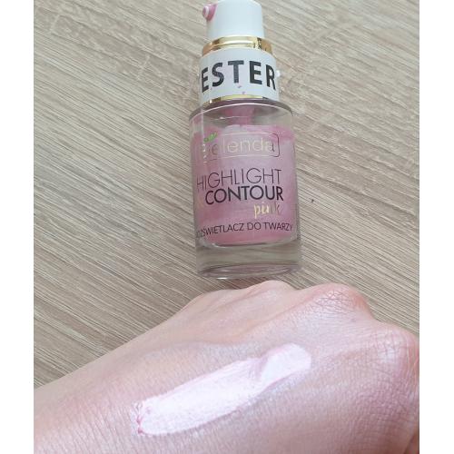 Bielenda Highlight & Contour, Pink, Rozświetlacz do twarzy - opinie | zdjęcie do recenzji od Iwona_C
