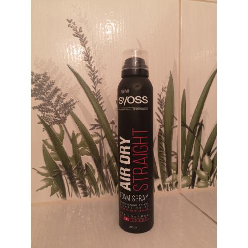 Syoss Air Dry Straight, Foam Spray (Pianka do układania włosów prostych) - opinie | zdjęcie do recenzji od Susyjo