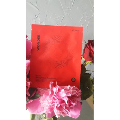 HaruHaru Wonder, Honey Green Repairative Sheet Mask (Naprawcza maska w płachcie ze sfermentowaną zieloną herbatą i miodem) - opinie | zdjęcie do recenzji od MagFifi