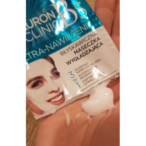 Eveline Cosmetics Hyaluron Expert, Ultra-nawilżenie, Błyskawiczna maseczka wygładzająca 3 w 1 - opinie | zdjęcie do recenzji od Staria - 3