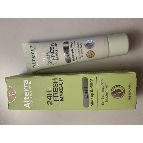 Alterra 24h Fresh Make - Up (Organiczny wygładzająco - nawilżający podkład do twarzy) - opinie | zdjęcie do recenzji od Blind - 1