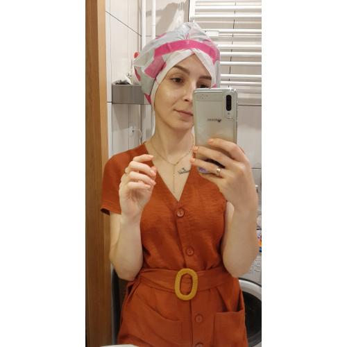 L'biotica Milk Therapy Hair Mask (Maska do włosów w formie czepka regenerująca `Mleko kokosowe, malina, jedwab`) - opinie | zdjęcie do recenzji od MalaGosia88 - 2
