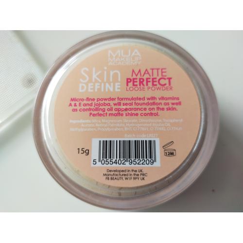 Make Up Academy (MUA) Skin Define, Matt Perfect, Loose Powder (Sypki puder matujący) - opinie | zdjęcie do recenzji od Mara78 - 1
