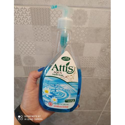 Attis Aqua, Antibacterial Liquid Soap (Mydło antybakteryjne w płynie) - opinie | zdjęcie do recenzji od Karolinkaaa27