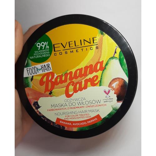 Eveline Cosmetics Food For Hair, Banana Care, Maska do włosów `Ochrona koloru i odżywienie` - opinie | zdjęcie do recenzji od MalaGosia88 - 3