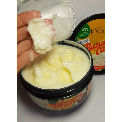 Eveline Cosmetics Food For Hair, Banana Care, Maska do włosów `Ochrona koloru i odżywienie` - opinie | zdjęcie do recenzji od MalaGosia88 - 5