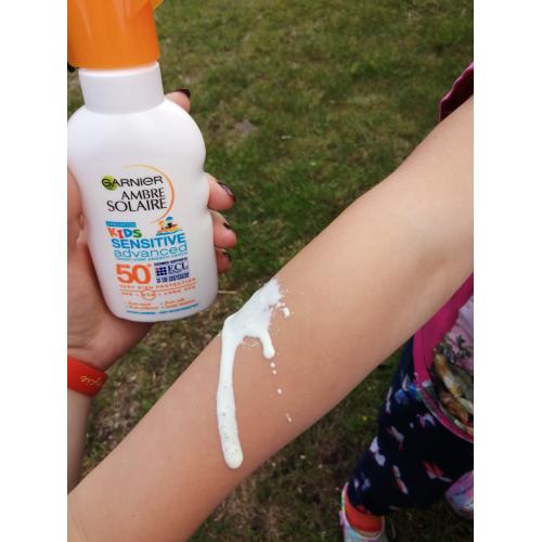 Garnier Ambre Solaire, Sensitive Advanced Kids SPF 50+ (Spray ochronny dla dzieci) - opinie | zdjęcie do recenzji od martita1988t - 3