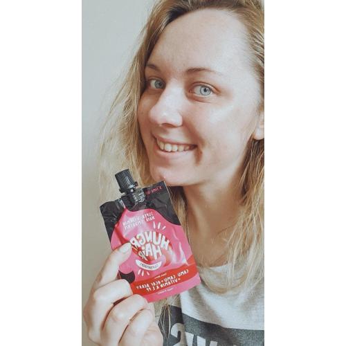 Hungry Hair Superfoods, Super Vitamin Hair Smoothie Camu Camu + Acai Berry + Vitamin A, E, PP (Smoothie- maska do włosów `Camu Camu, jagody Acai, witaminy A, E i PP`) - opinie | zdjęcie do recenzji od taktojamarta - 2