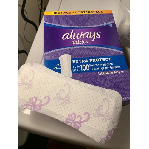 Always Dailies Extra Protect Large, Wkładki higieniczne - opinie | zdjęcie do recenzji od ElenaGrb