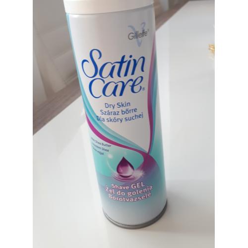 Gillette For Women, Satin Care, Dry Skin Shave Gel (Żel do golenia dla kobiet dla skóry suchej z masłem shea (nowa wersja)) - opinie | zdjęcie do recenzji od niusiaczek22