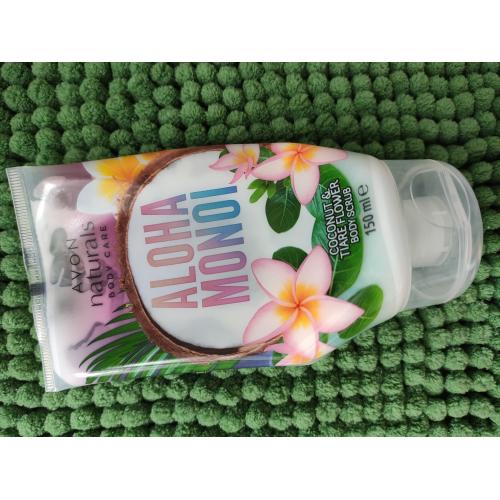 Avon Naturals, Aloha Monoi, Coconut & Tiare Flower Body Scrub (Scrub do ciała `Kokos i kwiat Tahiti`) - opinie | zdjęcie do recenzji od joaska1992