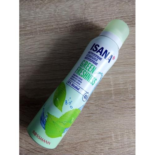Isana Grüne Frische Anti-Transpirant Spray [Green Freshness] (Antyperspirant w sprayu `Zielona świeżość`) - opinie | zdjęcie do recenzji od Marti_13