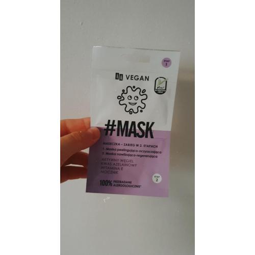 AA Vegan, #Mask, Maska-zabieg w 2 etapach oczyszczajaco-regenerująca - opinie | zdjęcie do recenzji od taktojamarta - 1