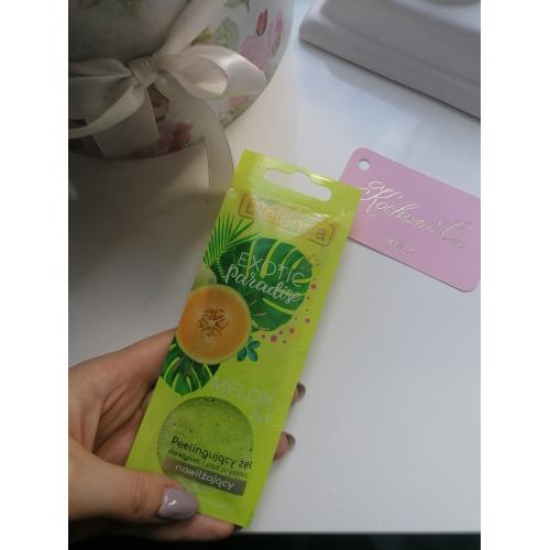 Bielenda Exotic Paradise, Peelingujący żel pod prysznic i do kąpiel nawilżający 2 w 1 `Melon` - opinie | zdjęcie do recenzji od blondeinbeauty