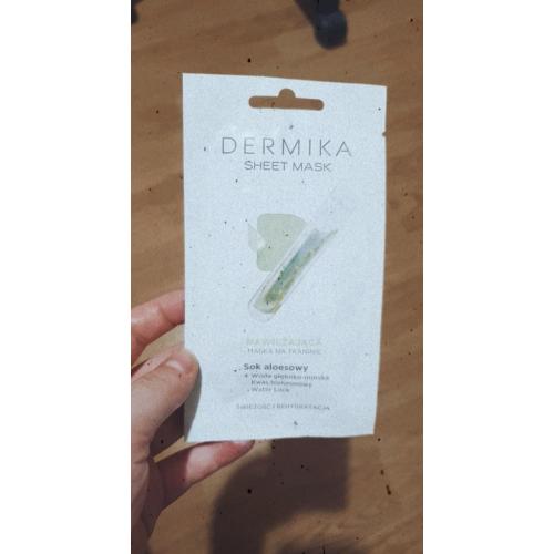 Dermika Sheet Mask, Nawilżająca maska na tkaninie `Sok aloesowy` - opinie | zdjęcie do recenzji od taktojamarta - 1