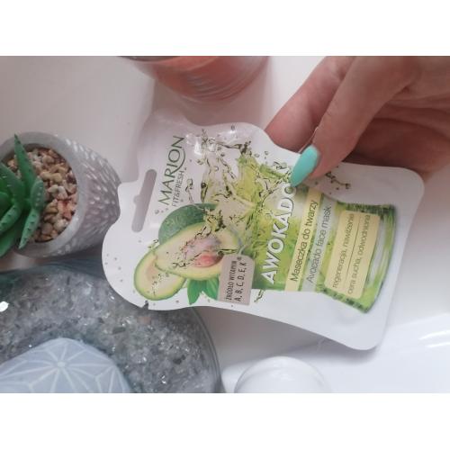 Marion Fit & Fresh Avocado Face Mask (Maseczka na twarz, szyję i dekolt 'Awokado') - opinie | zdjęcie do recenzji od blondeinbeauty