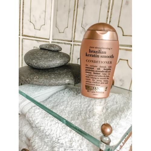 Organix Brazilian Keratin Therapy, Conditioner (Wygładzająca odżywka z keratyną) - opinie | zdjęcie do recenzji od LailaBodyscrub