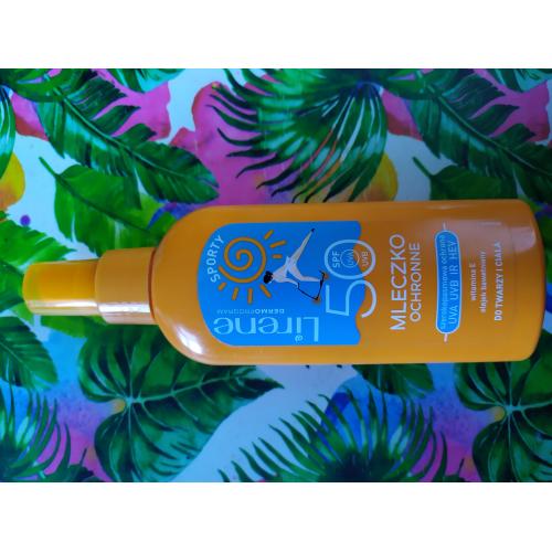 Lirene Dermoprogram Sporty, Mleczko ochronne do twarzy i ciała SPF 50 - opinie | zdjęcie do recenzji od Ingran - 1