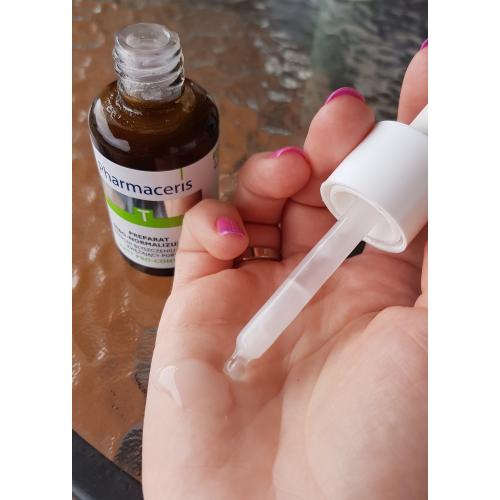 Pharmaceris T, Matt Pro Control, Preparat sebo-normalizujący przeciw błyszczeniu skóry zwężający pory - opinie | zdjęcie do recenzji od Staria - 3
