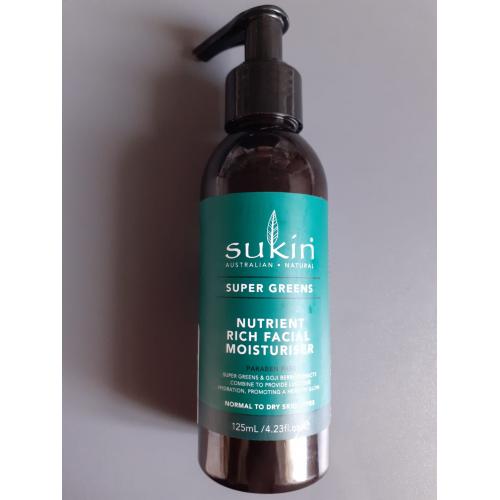 Sukin Super Greens, Nutrient Rich Facial Moisturizer (Bogaty nawilżający do twarzy) - opinie | zdjęcie do recenzji od lila2223