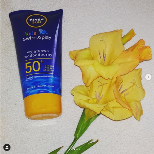 Nivea Sun. Kids Swim & Play Balsam ochronny na słońce SPF 50 - opinie | zdjęcie do recenzji od justynak15