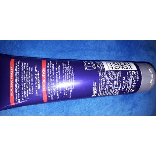 L'Oreal Paris Elseve, Color Vive, Purple Mask (Maska przeciw żółtym i miedzianym odcieniom) - opinie | zdjęcie do recenzji od KITKA_23 - 2