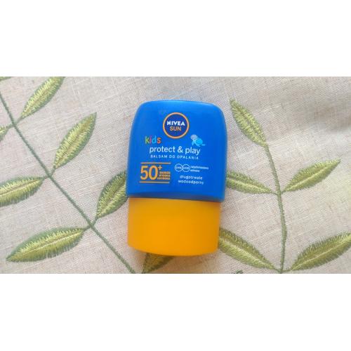Nivea Sun Kids, Protect & Play Sun Lotion Pocket Size SPF 50 (Kieszonkowy balsam ochronny na słońce dla dzieci SPF 50) - opinie | zdjęcie do recenzji od misiaczek1995