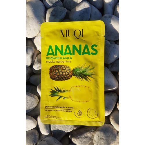 Niuqi Rozświetlająca maska na tkaninie `Ananas` - opinie | zdjęcie do recenzji od Staria - 4