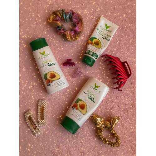 Cosnature Avocado & Mandel, Repair Shampoo (Naturalny regenerujący szampon do włosów z awokado i migdałami) - opinie | zdjęcie do recenzji od Julita_Zamiara - 2