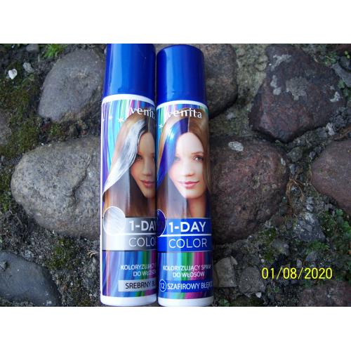 Venita Spray 1-Day Color (Zmywalny spray koloryzujący) - opinie | zdjęcie do recenzji od Smerfeta83 - 2