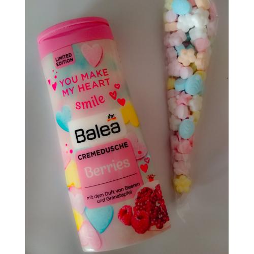 Balea You Make Me Heart Smile Berries Cremedusche (Żel pod prysznic o zapachu malin i granatu (stara wersja)) - opinie | zdjęcie do recenzji od Nathaliee85
