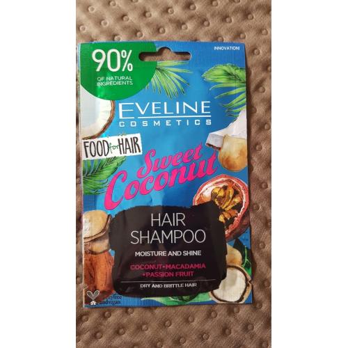Eveline Cosmetics Food for Hair, Nawilżający szampon do włosów `Sweet Coconut` - opinie | zdjęcie do recenzji od AgaB1998 - 1