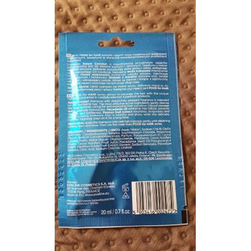 Eveline Cosmetics Food for Hair, Nawilżający szampon do włosów `Sweet Coconut` - opinie | zdjęcie do recenzji od AgaB1998 - 2