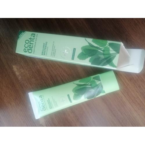Ecodenta Brilliant Whitening Toothpaste (Wybielająca pasta do zębów z olejkiem miętowym, wyciągiem z szałwii i kalidentem) - opinie | zdjęcie do recenzji od evi900422 - 1