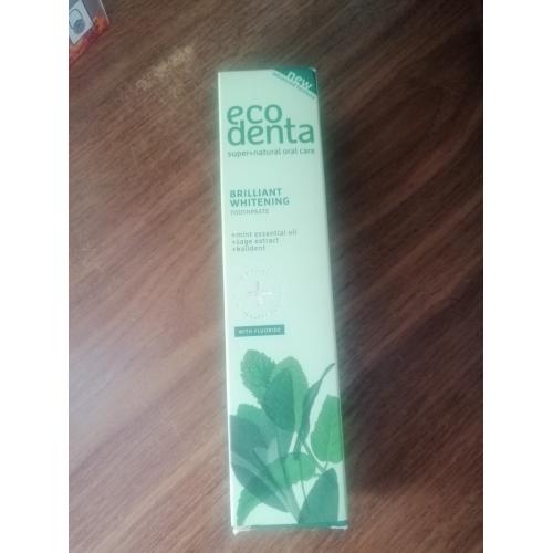 Ecodenta Brilliant Whitening Toothpaste (Wybielająca pasta do zębów z olejkiem miętowym, wyciągiem z szałwii i kalidentem) - opinie | zdjęcie do recenzji od evi900422 - 4