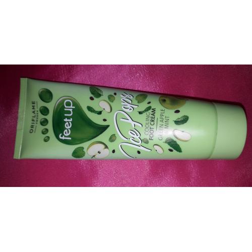 Oriflame Feet Up, Ice Pops, Cooling Foot Cream (Chłodzący krem do stóp z zielonym jabłkiem i miętą) - opinie | zdjęcie do recenzji od KITKA_23 - 1