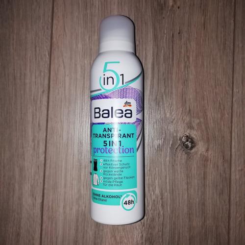 Balea Deo Spray Antitranspirant 5 in 1 Protection (Antyperspirant 5w1) - opinie | zdjęcie do recenzji od Skarbus19