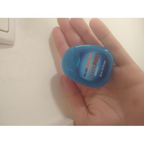 Rebicek Rebi-Dental, Dental Floss Waxed & Mint (Nić dentystyczna woskowana o smaku mięty pieprzowej) - opinie | zdjęcie do recenzji od Dariaa113