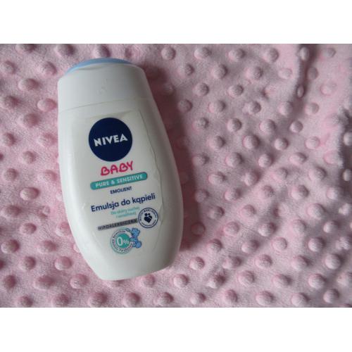Nivea Baby, Pure & Sensitive Emolient, Emulsja do kąpieli - opinie | zdjęcie do recenzji od Kajmak27