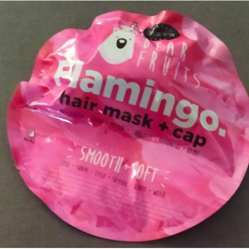 Bear Fruits Smooth + Soft Flamingo Hair Mask + Cap (Maska do włosów + czepek) - opinie | zdjęcie do recenzji od tosia 222 - 1