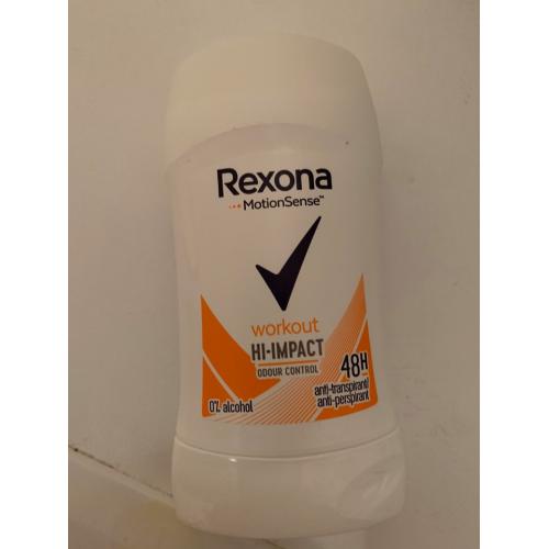 Rexona Motionsense, Workout Hi-Impact 48h Anti-perspirant Stick (Antyperspirant w sztyfcie) - opinie | zdjęcie do recenzji od ElenaGrb