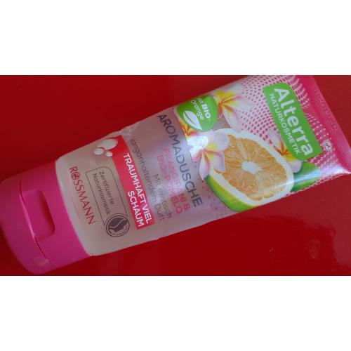 Alterra Frangipani & Bio-Pomelo Aromadusche (Żel pod prysznic `Plumeria & grejpfrut`) - opinie | zdjęcie do recenzji od Rudzik7