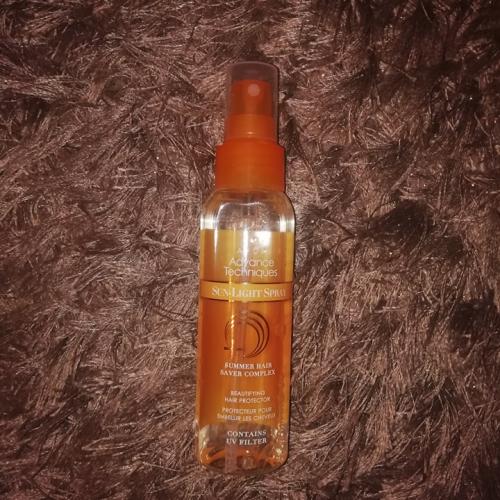 Avon Advanced Techniques, Sun - Light Spray (Upiększający spray ochronny UV) - opinie | zdjęcie do recenzji od Skarbus19
