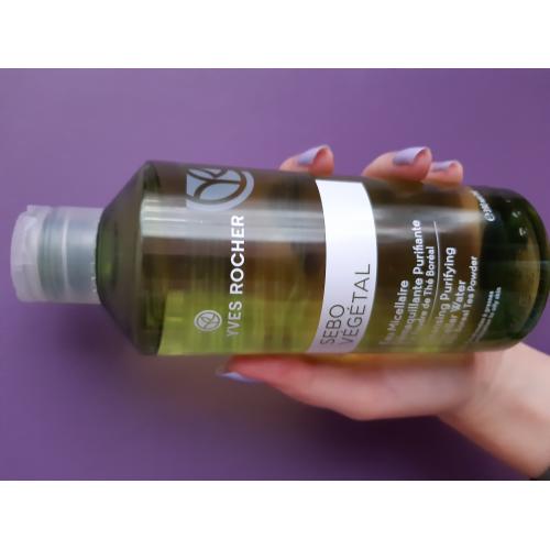 Yves Rocher Sebo Vegetal, Eau Micellaire Purifiante 2 en 1 (Oczyszczający płyn micelarny 2 w 1) - opinie | zdjęcie do recenzji od paula54555